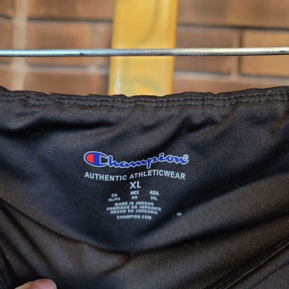 Champion spandex leggings multi stripe zip ankle mesh pockets athletic - Picture 7 of 9